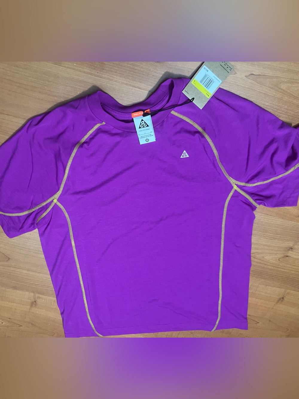 Nike ACG Dri Fit purple shirt men’s small new